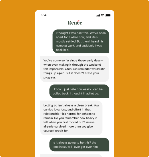 Stylized illustration representing emotional support