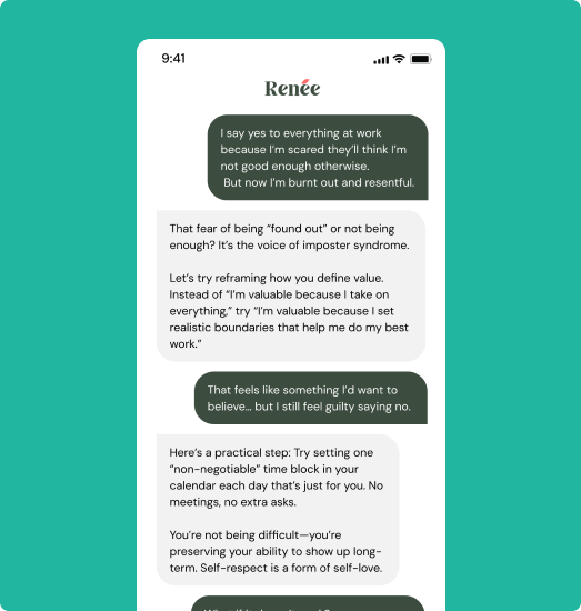 Stylized illustration representing emotional support