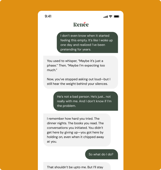 Stylized illustration representing emotional support