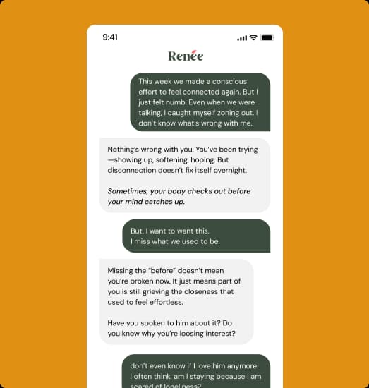 Stylized illustration representing emotional support