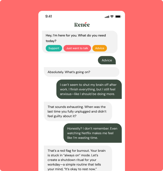 Stylized illustration representing emotional support