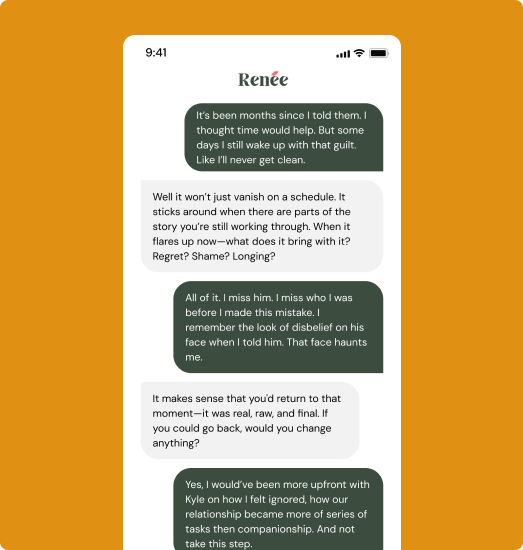 Stylized illustration representing emotional support